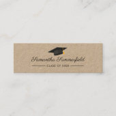 Carte D'appel Script de remise des diplômes moderne 2026 (Devant)