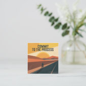 Carte D'appel S'engager dans le processus (Debout devant)