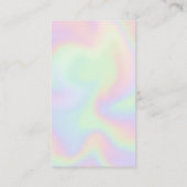 Carte D'appel Service de nettoyage holographique Nettoyeur de vi (Dos)