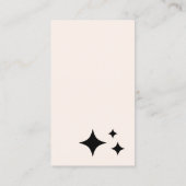 Carte D'appel Service de nettoyage Maid Retro Blanc Noir (Dos)