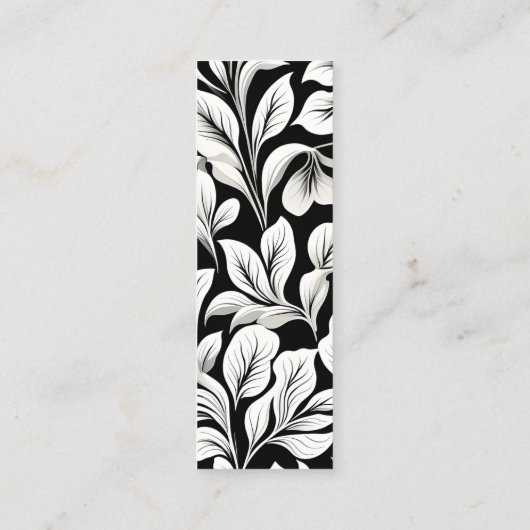 Carte D'appel Signet d'art contemporain Waldorf Leaf Motif (Dos)