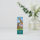 Carte D'appel Signet mignon d'animaux pour de jeunes amants de (Debout devant)