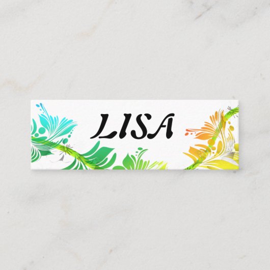 Carte D'appel simple (Devant)