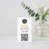 Carte D'appel Simple Google Review Request|Modern Small Business (Debout devant)