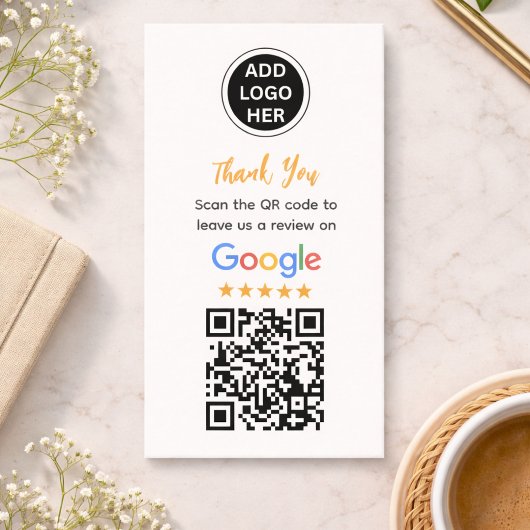 Carte D'appel Simple Google Review Request|Modern Small Business