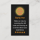 Carte D'appel Simple Google Review Request|Modern Small Business (Dos)