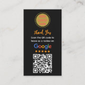 Carte D'appel Simple Google Review Request|Modern Small Business (Devant)