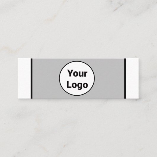 CARTE D'APPEL SIMPLE MINIMAL AJOUTER VOTRE LOGO TEXTE PERSONNALI (Devant)