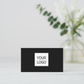 CARTE D'APPEL SIMPLE MINIMAL AJOUTER VOTRE LOGO TEXTE PERSONNALI (Debout devant)