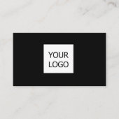 CARTE D'APPEL SIMPLE MINIMAL AJOUTER VOTRE LOGO TEXTE PERSONNALI (Devant)