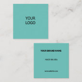 CARTE D'APPEL SIMPLE MINIMAL AJOUTER VOTRE LOGO TEXTE PERSONNALI (Devant / Derrière)