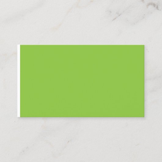 Carte D'appel Site Web avec un Arrière - plan vert et une fronti (Devant)