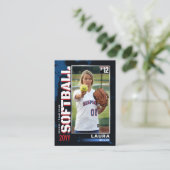 Carte D'appel Softball Trading Card Classic Baseball (Debout devant)