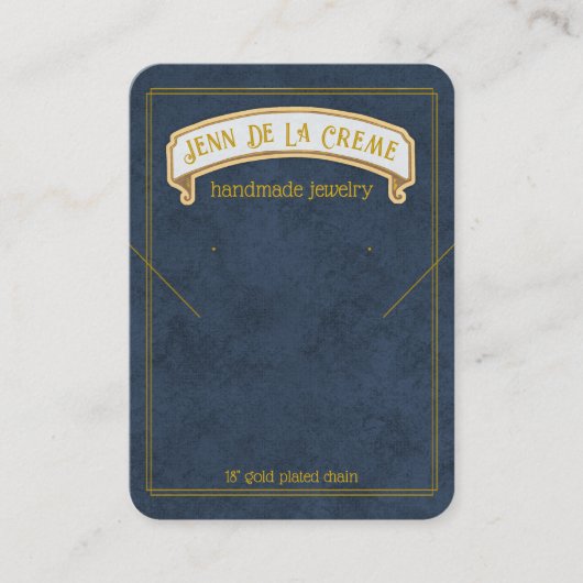 Carte D'appel Soirée Sahara Sky Bijoux Display (Devant)