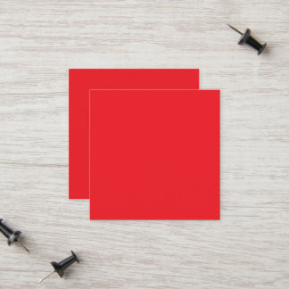 Carte D'appel Solid Red Background 