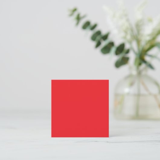 Carte D'appel Solid Red Background  (Debout devant)