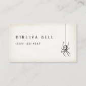 Carte D'appel Spider Halloween (Devant)