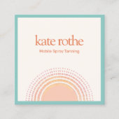Carte D'appel Spray Tan Tropical Sun (Devant)