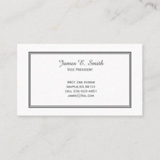 Carte d'appel standard