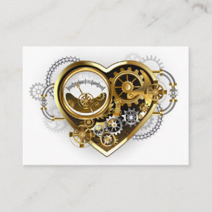 Carte D'appel Steampunk Heart