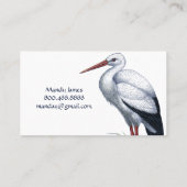 Carte D'appel Stork Midwoman Ou Doula Birth Support Services (Dos)