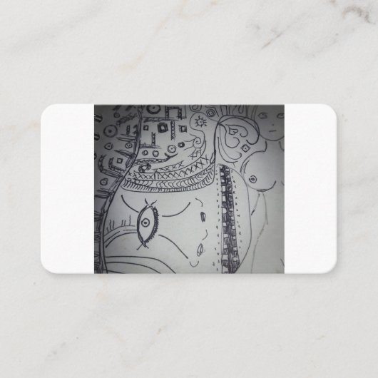 Carte D'appel style cubique yaei (Devant)