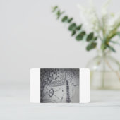 Carte D'appel style cubique yaei (Debout devant)