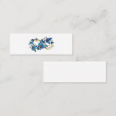 Carte D'appel Symbole infini de papillons Morpho bleus (Devant / Derrière)