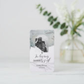 Carte D'appel Sympathy Card (Debout devant)