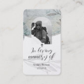 Carte D'appel Sympathy Card (Devant)