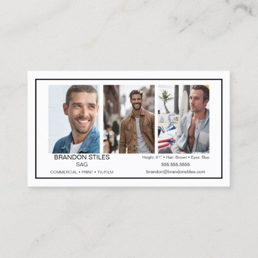 Carte d'appel Talent Signature | Mini Cartes Comp (Dos)