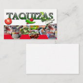 Carte D'appel Taquizas (Devant / Derrière)