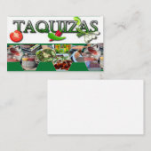 Carte d'appel Taquizas (Devant / Derrière)
