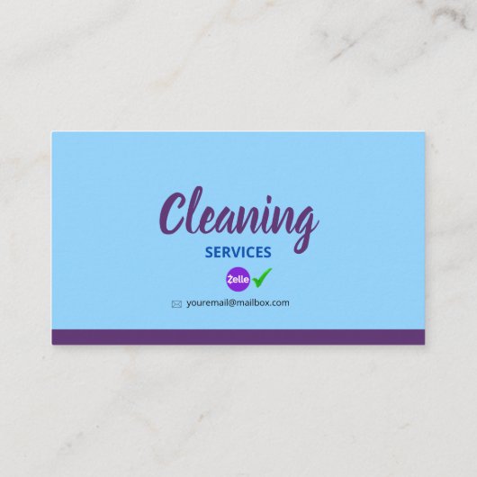 Carte D'appel Tarjeta De Presentación Cleaning_Bubble Business C (Dos)