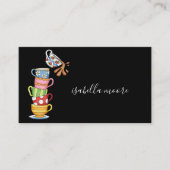 Carte D'appel Tasses à café Whimsical Rencontrez-vous pour le Ca (Devant)