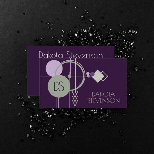 Carte D'appel Tattoos | Marque Bohémienne violet verte