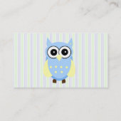 Carte D'appel Télécarte bleue et jaune mignonne de hibou (Dos)