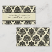 Carte D'appel Télécarte chic de damassé (Devant / Derrière)