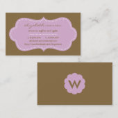 Carte D'appel Télécarte chic lilas de maman de Moderna (Devant / Derrière)