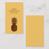 Carte D'appel Télécarte d'ananas (Devant / Derrière)