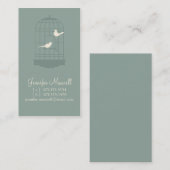 Carte D'appel Télécarte de cage à oiseaux (Devant / Derrière)