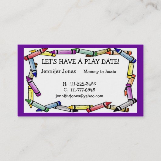 Carte D'appel Télécarte de date de jeu (Devant)