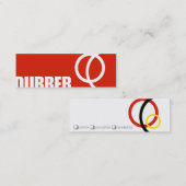 Carte D'appel Télécarte de Dubber (Devant / Derrière)