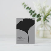 Carte D'appel Télécarte de feuille de Ginko (Debout devant)