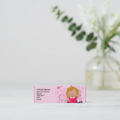 Carte D'appel Télécarte de fille de papillon (Debout devant)