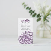 Carte D'appel Télécarte de fleur de chrysanthème (Debout devant)