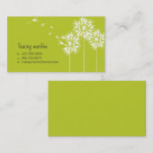 Carte D'appel Télécarte de flottement de pissenlit (Devant / Derrière)