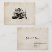 Carte D'appel Télécarte de forgeron (Devant / Derrière)