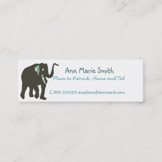 Carte D'appel Télécarte de maman (Devant)