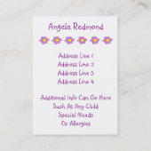 Carte D'appel Télécarte de maman (Dos)